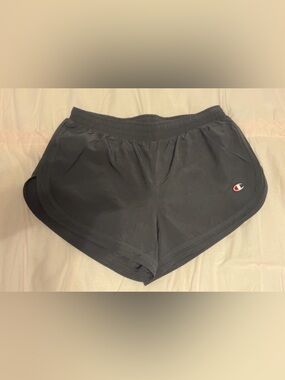 Champion Women's Black Athletic Shorts with Elastic Waist